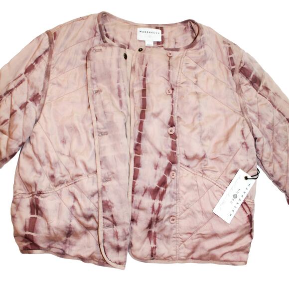 Anthropologie Marrakech Quilted Bomber Jacket NWT - Picture 8 of 13